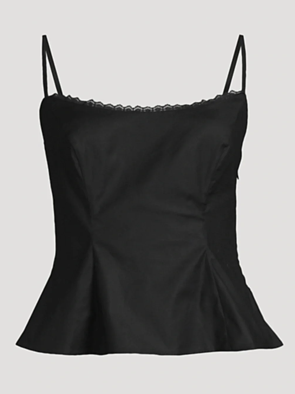 Reformation Genevieve Lace Trim Stretch Cotton Camisole New! - Picture 14 of 14